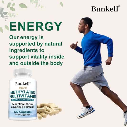 Methylated Multivitamin Activated B Complex Energy Immune Capsules