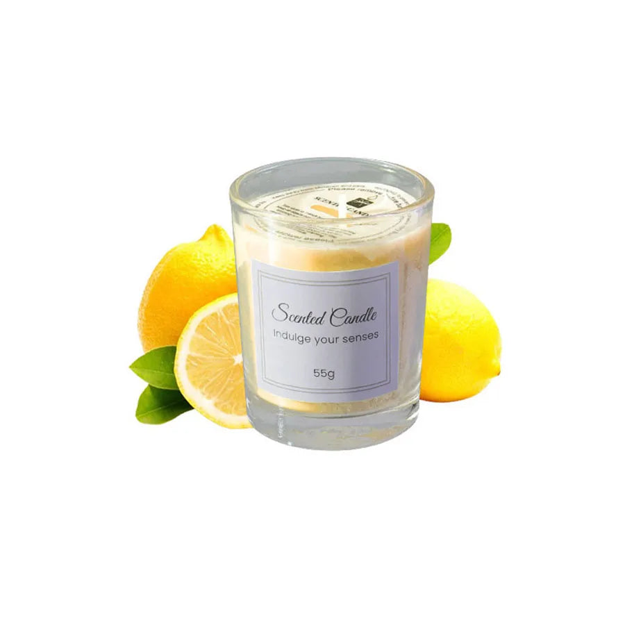 Handmade Soy Aromatherapy Candle Gift Box Glass Jar