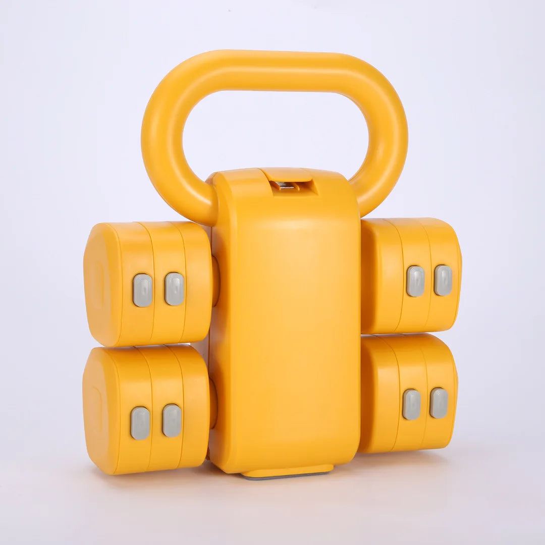 2-in-1 Adjustable Dumbbell Kettlebell Home Fitness Weight