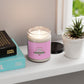 Essentials Co Scented Soy Candle — 9oz Floral Aromatherapy Jar