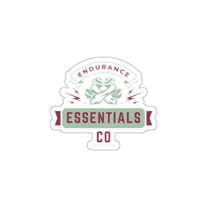 Endurance Essentials Co. Die-Cut Sticker — Vintage Fitness Logo Sticker
