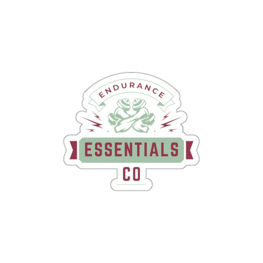 Endurance Essentials Co. Die-Cut Sticker — Vintage Fitness Logo Sticker