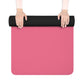 Essentials Co Pink Rubber Yoga Mat — Non-Slip Eco Workout & Pilates Mat