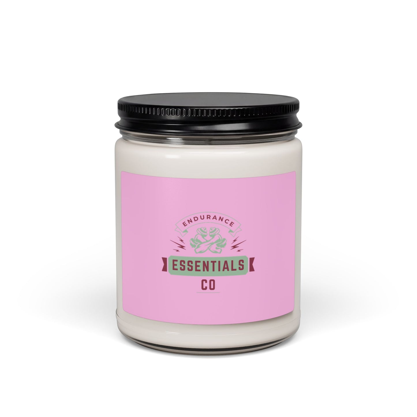 Essentials Co Scented Soy Candle — 9oz Floral Aromatherapy Jar