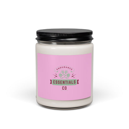 Essentials Co Scented Soy Candle — 9oz Floral Aromatherapy Jar