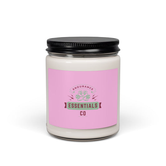 Essentials Co Scented Soy Candle — 9oz Floral Aromatherapy Jar
