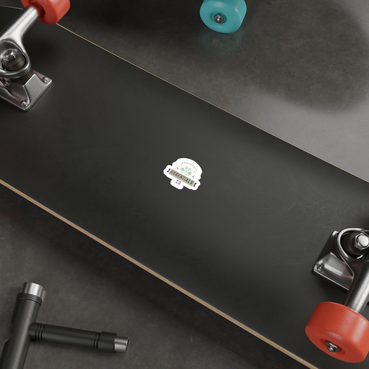 Endurance Essentials Co. Die-Cut Sticker — Vintage Fitness Logo Sticker
