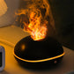Flame Aroma Humidifier Essential Oil Diffuser Night Light