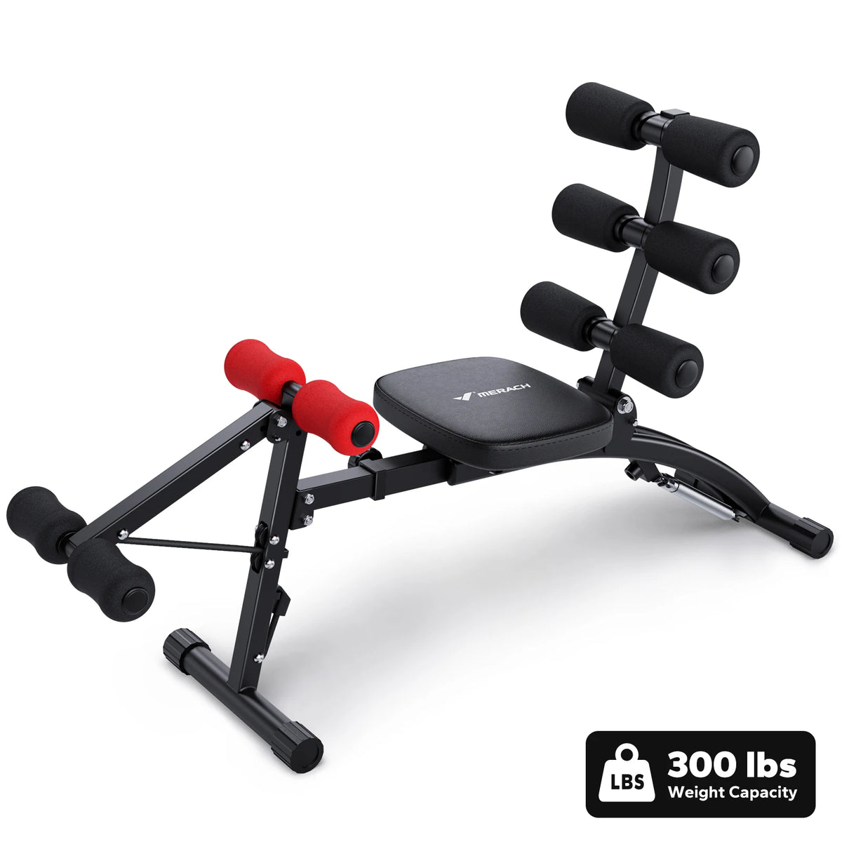 Adjustable Ab Trainer Sit Up Bench Home Gym