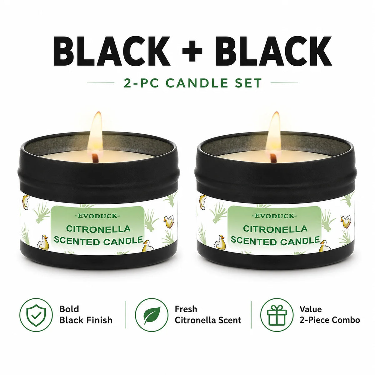 Citronella Outdoor Candle Fresh Lemongrass Patio Garden Decor