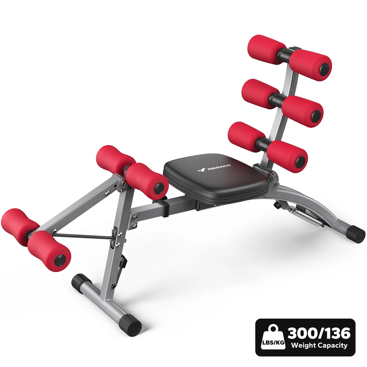 Adjustable Ab Trainer Sit Up Bench Home Gym