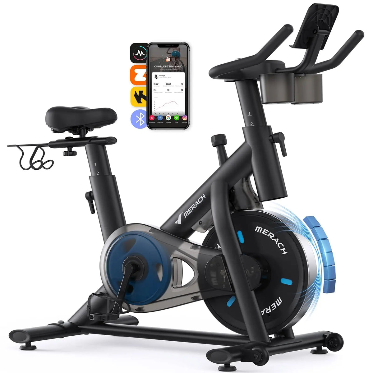 Magnetic Exercise Bike Indoor Cycling Fitness Trainer