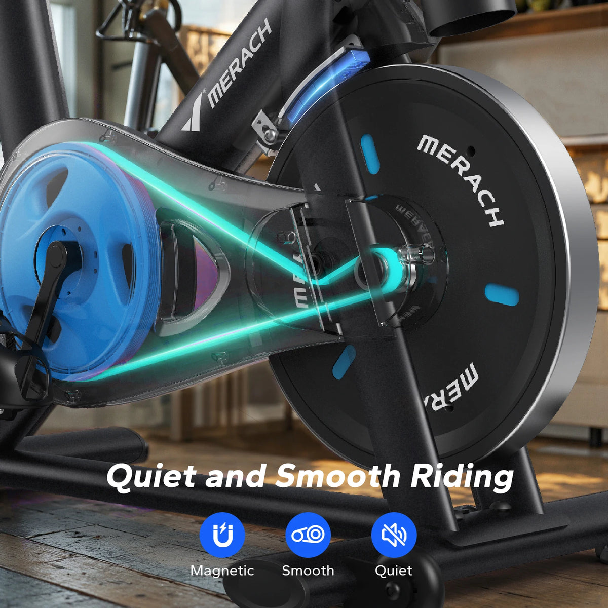 Magnetic Exercise Bike Indoor Cycling Fitness Trainer