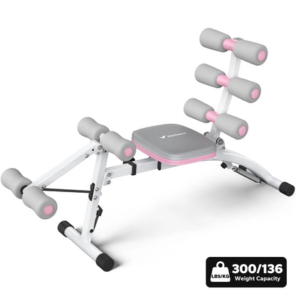 Adjustable Ab Trainer Sit Up Bench Home Gym