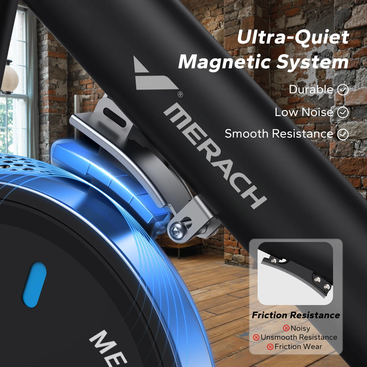 Magnetic Exercise Bike Indoor Cycling Fitness Trainer