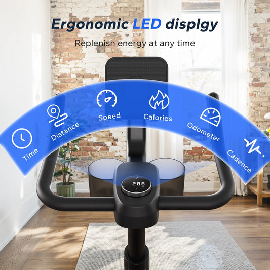 Magnetic Exercise Bike Indoor Cycling Fitness Trainer