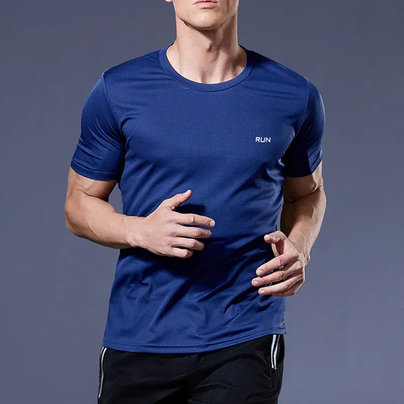 Men's Quick Dry Lightweight Running Fitness Sports T-Shirt