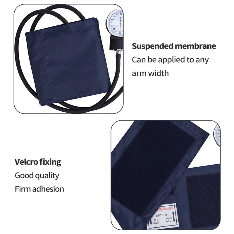 Manual Arm Blood Pressure Monitor with Stethoscope Cuff Kit