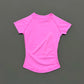 Women's Quick Dry Breathable Short Sleeve Sports T-Shirt