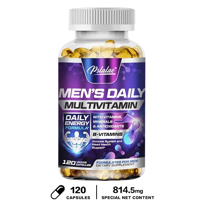 Men's Daily Multivitamin Energy Immunity Health Support Capsules