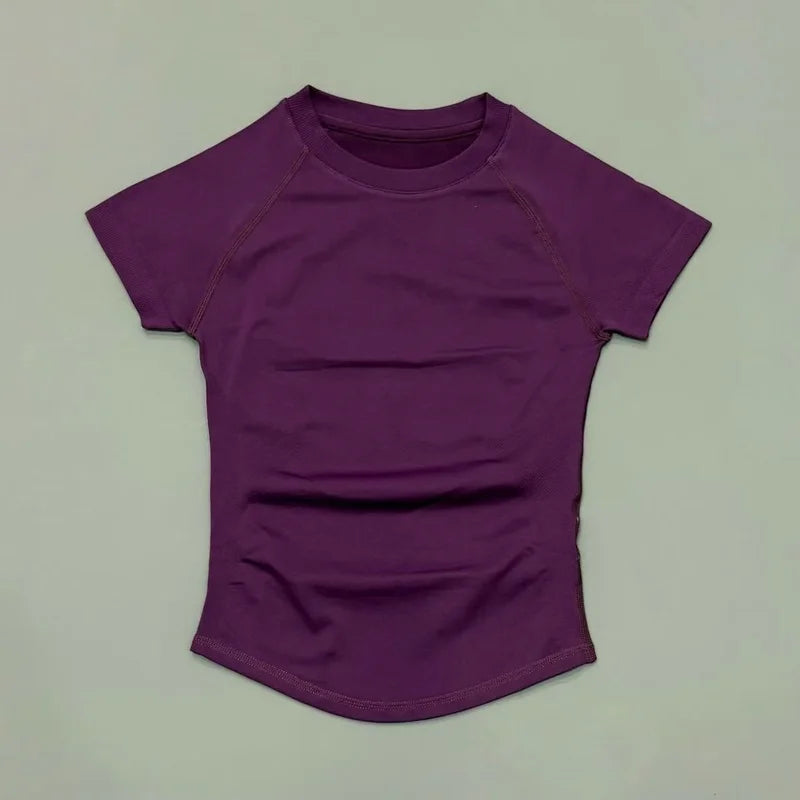 Women's Quick Dry Breathable Short Sleeve Sports T-Shirt
