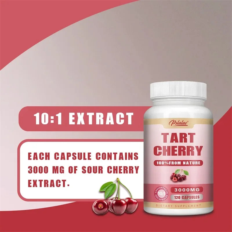 Tart Cherry Capsules 3000mg Joint Recovery Uric Support
