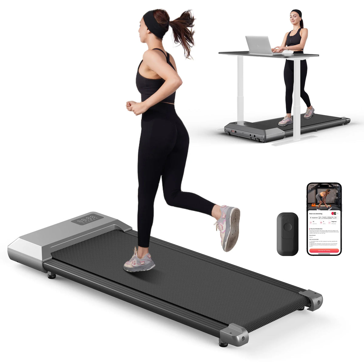 2.5HP Folding Treadmill Walking Pad Home Fitness Machine