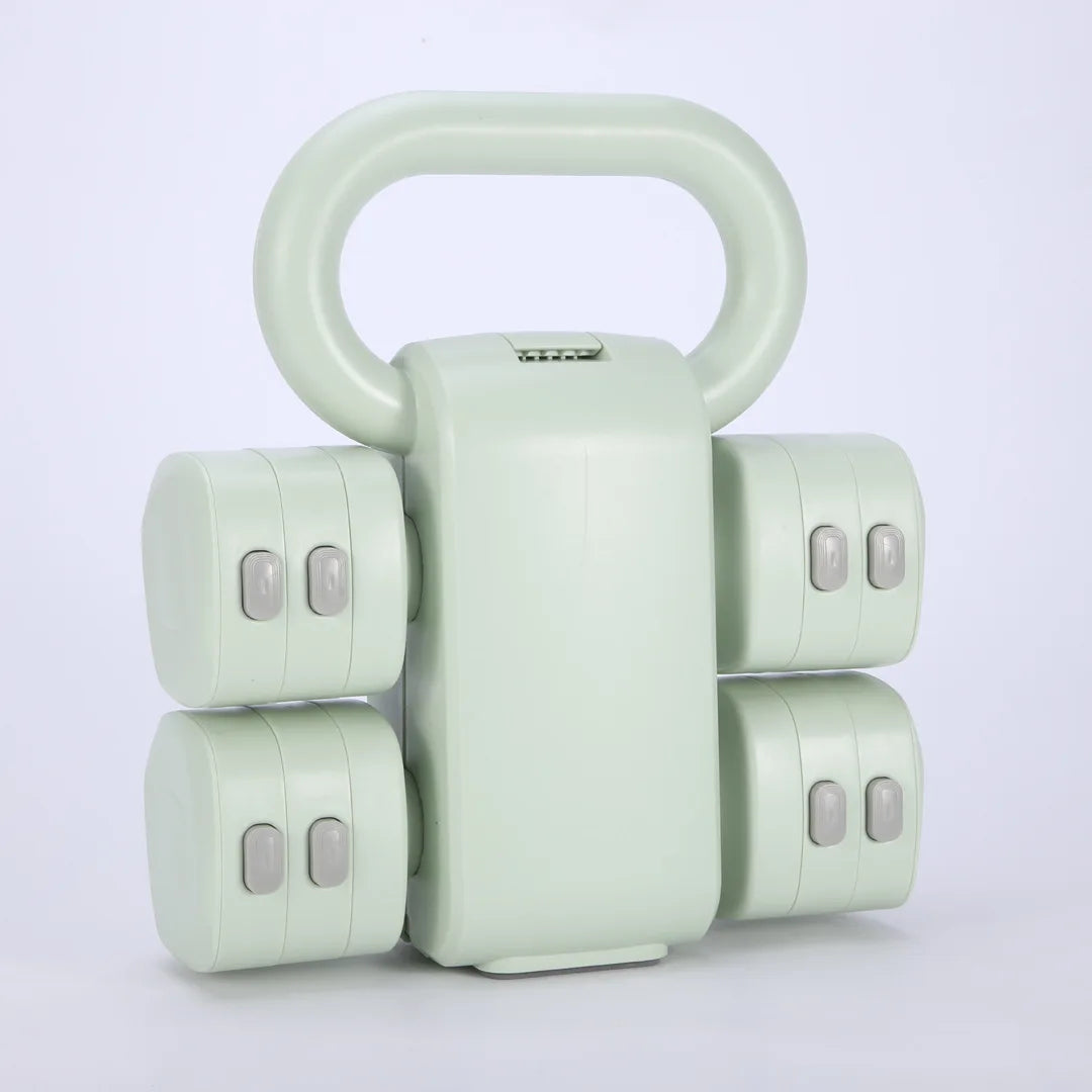 2-in-1 Adjustable Dumbbell Kettlebell Home Fitness Weight