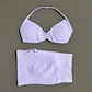 Women's 2-Piece Sports Bra and Shorts Activewear Set