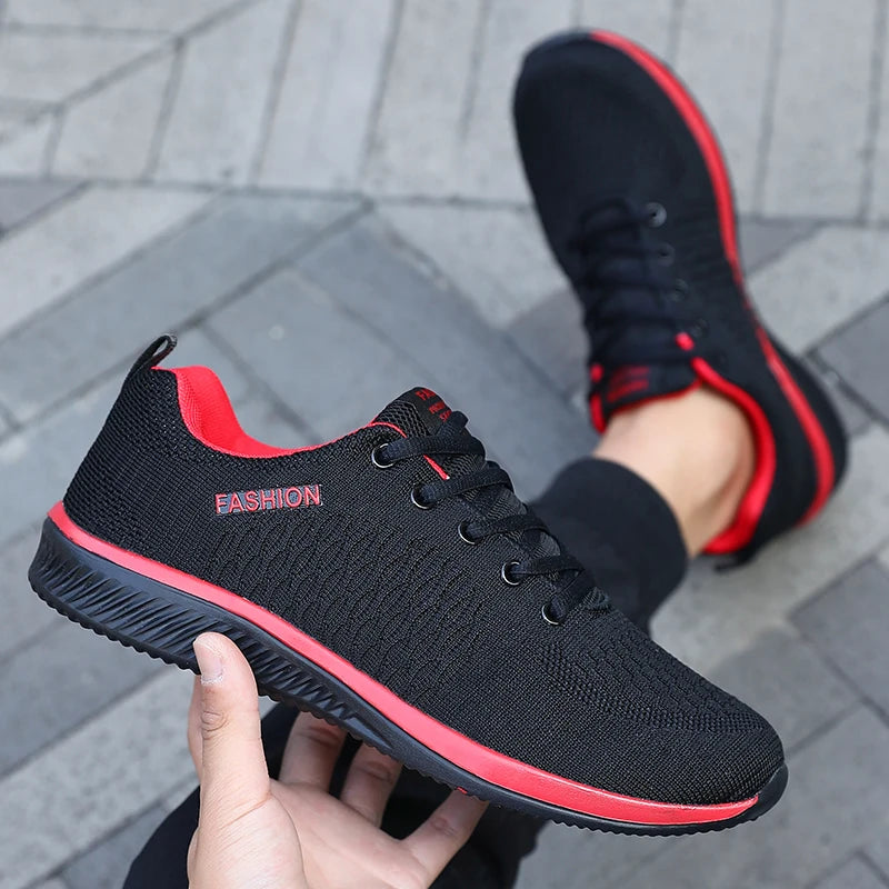 Men's Mesh Running Sneakers Lightweight Breathable Gym Shoes