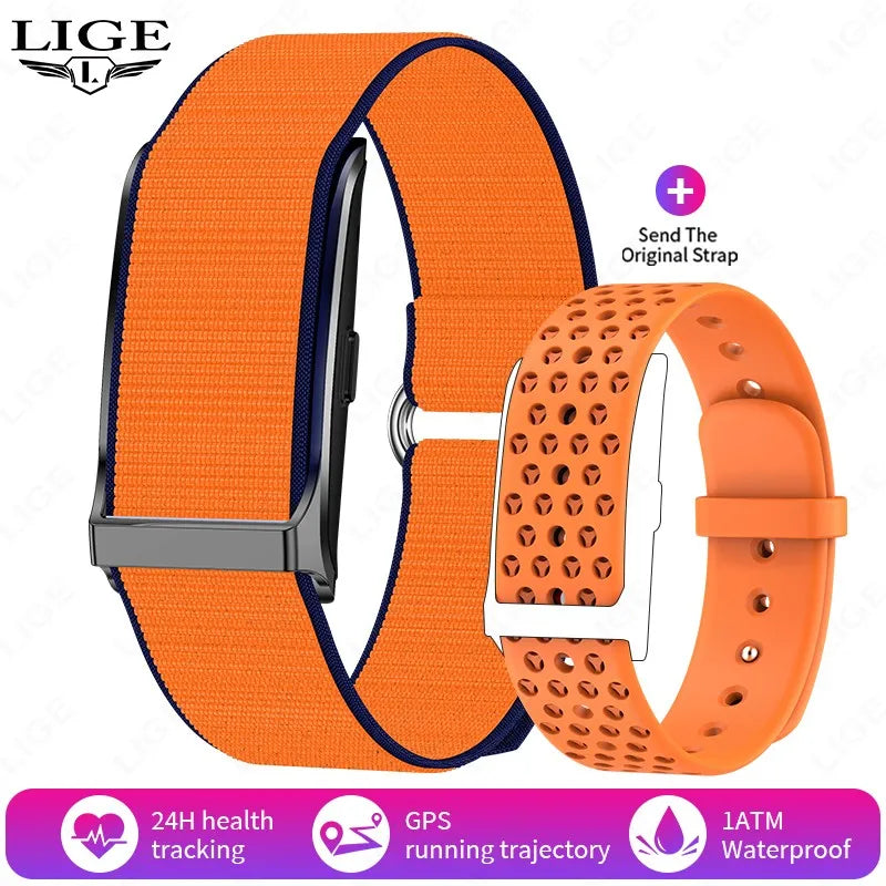 Screenless Smart Bracelet Heart Rate Fitness Activity Tracker Watch