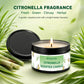 Citronella Outdoor Candle Fresh Lemongrass Patio Garden Decor