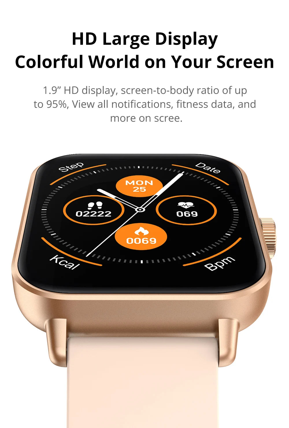 COLMI P81 Smart Watch with Voice Calling – 1.9" HD Display & Health Monitor