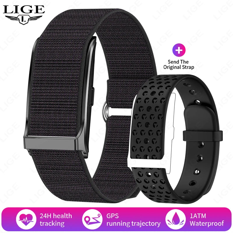 Screenless Smart Bracelet Heart Rate Fitness Activity Tracker Watch