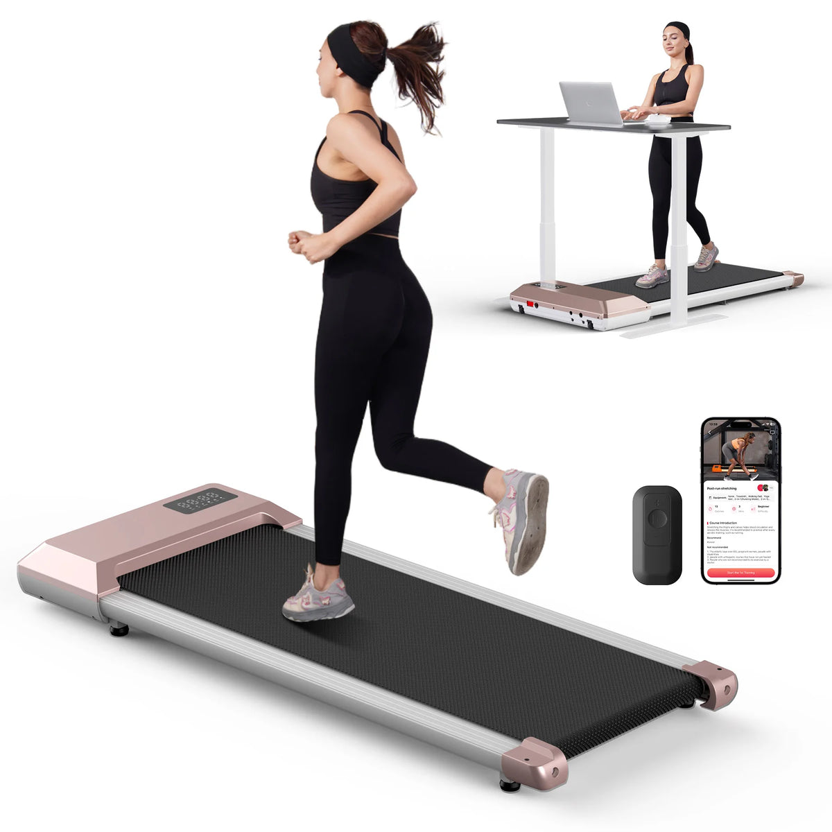 2.5HP Folding Treadmill Walking Pad Home Fitness Machine