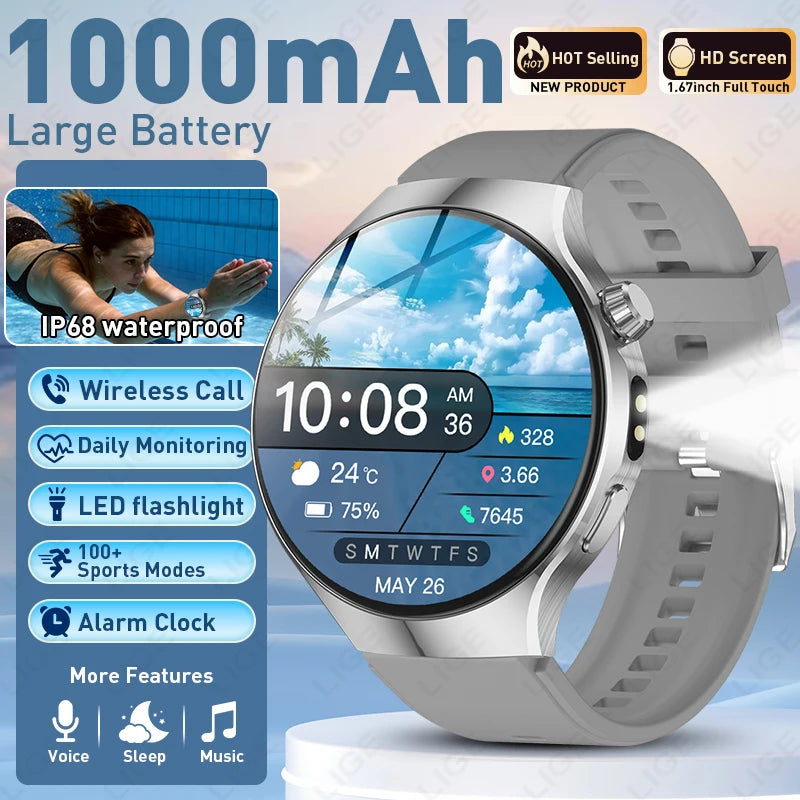 HD Smartwatch Bluetooth Calling Fitness Tracker Watch