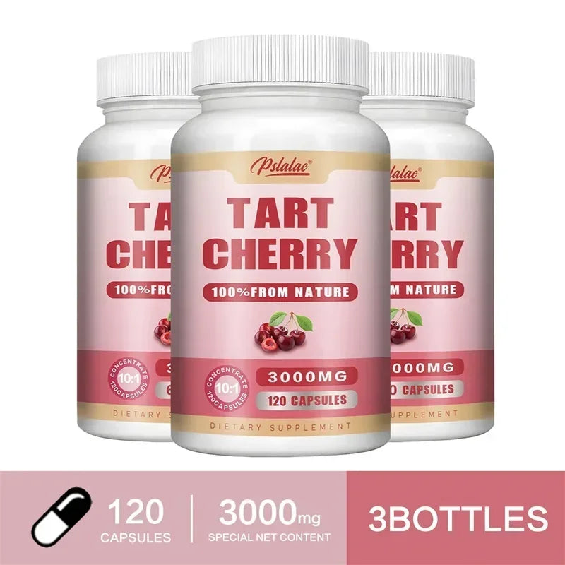 Tart Cherry Capsules 3000mg Joint Recovery Uric Support