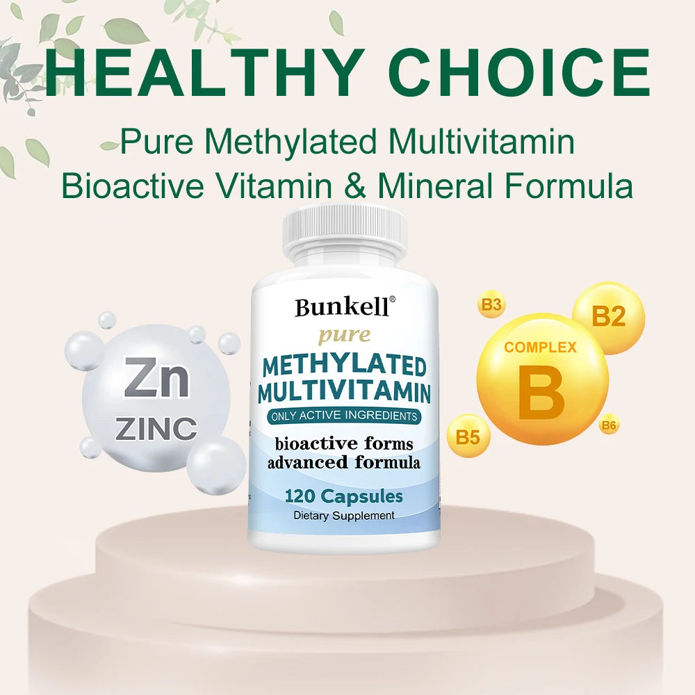 Methylated Multivitamin Activated B Complex Energy Immune Capsules