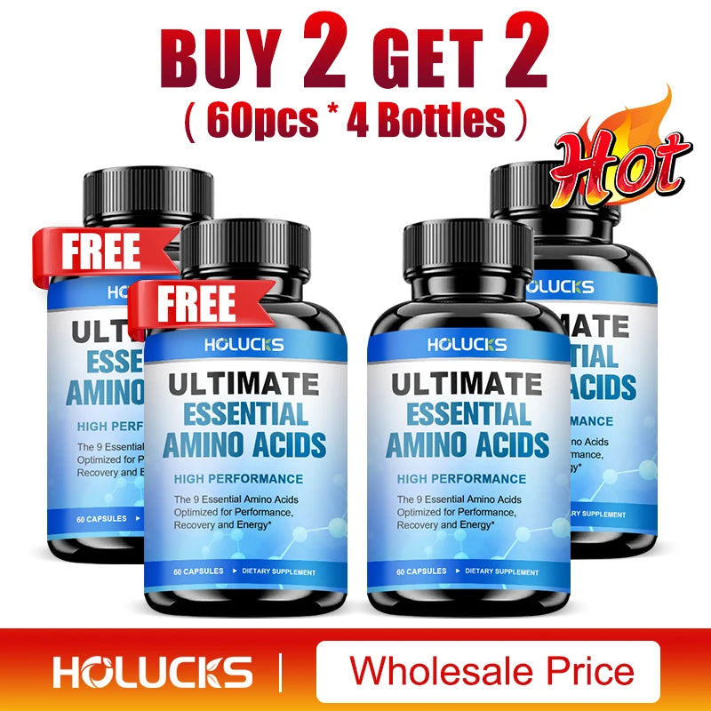 Advanced Amino Acid Capsules Muscle Strength Energy Support