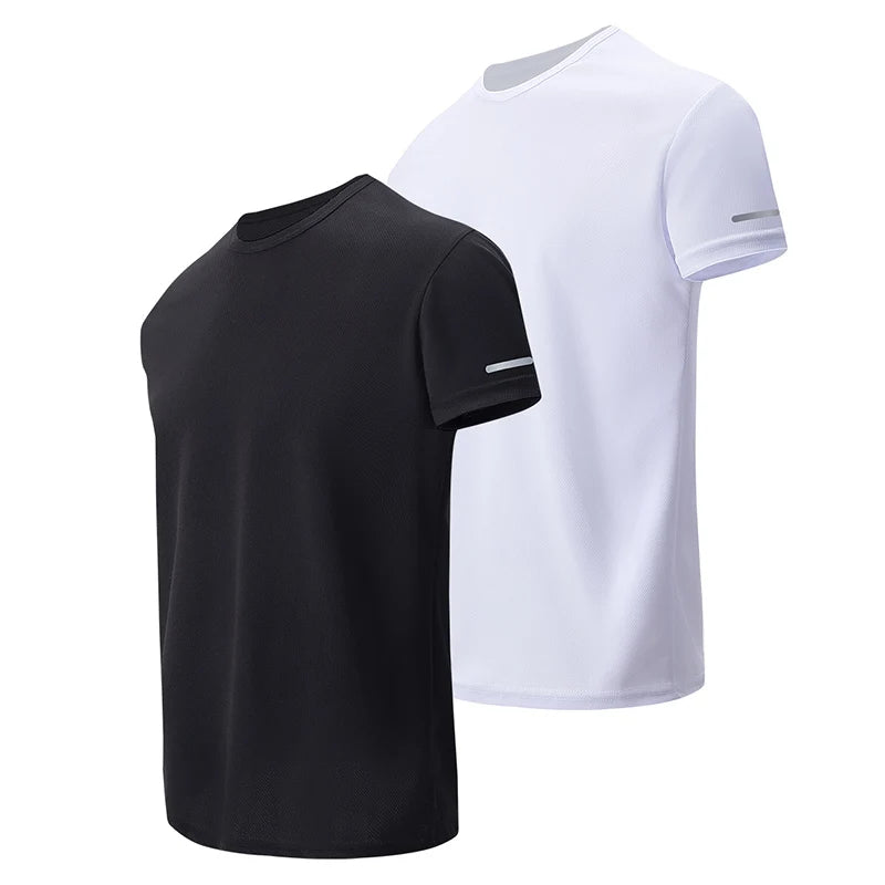 Men's Quick Dry Short Sleeve Sports T-Shirt Multipack