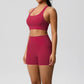 Women's 2-Piece Pocket Yoga Activewear Set with Leggings