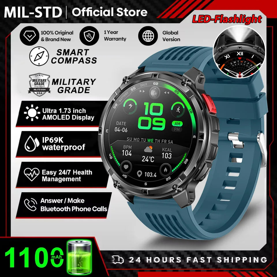 T-Rex3 Pro GPS Smartwatch Rugged Waterproof Sports Watch