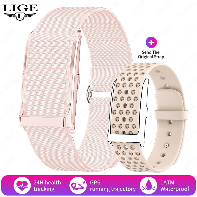 Screenless Smart Bracelet Heart Rate Fitness Activity Tracker Watch