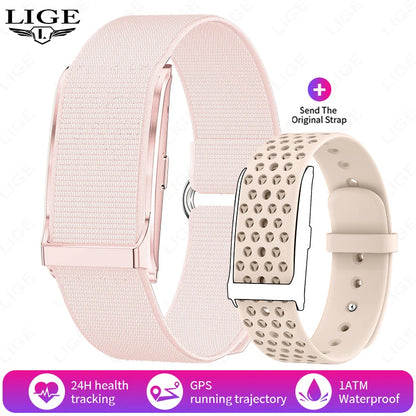 Screenless Smart Bracelet Heart Rate Fitness Activity Tracker Watch