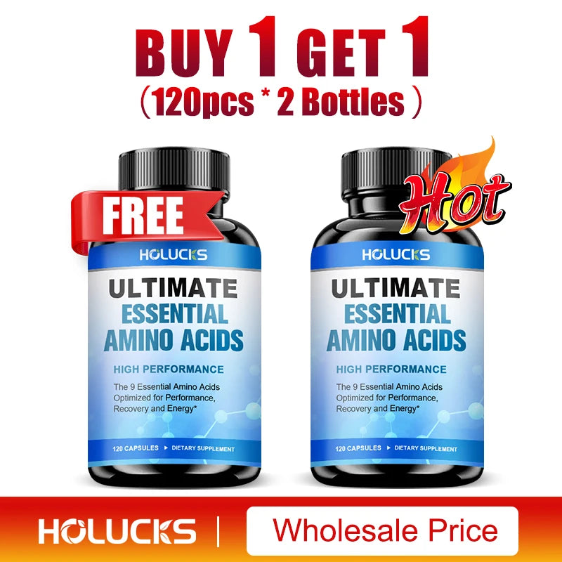 Advanced Amino Acid Capsules Muscle Strength Energy Support
