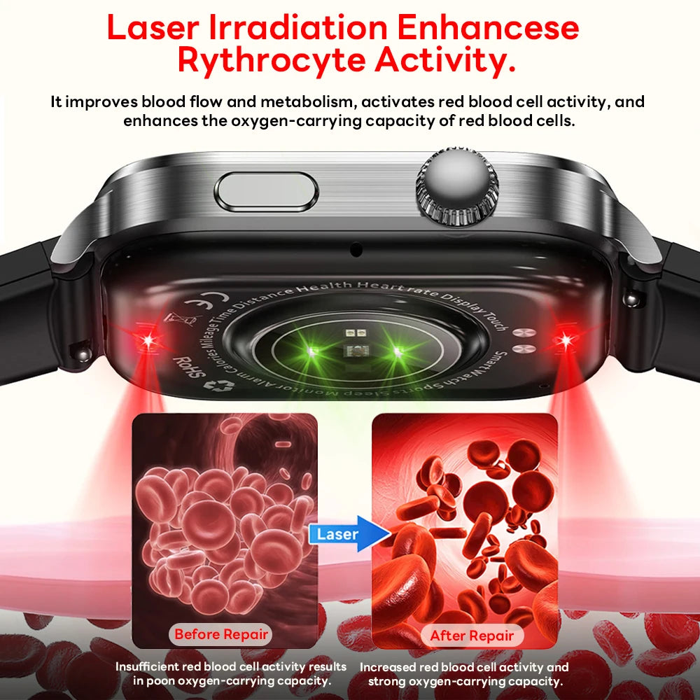 Smart Health Bluetooth Calling Sports Watch with AMOLED Display