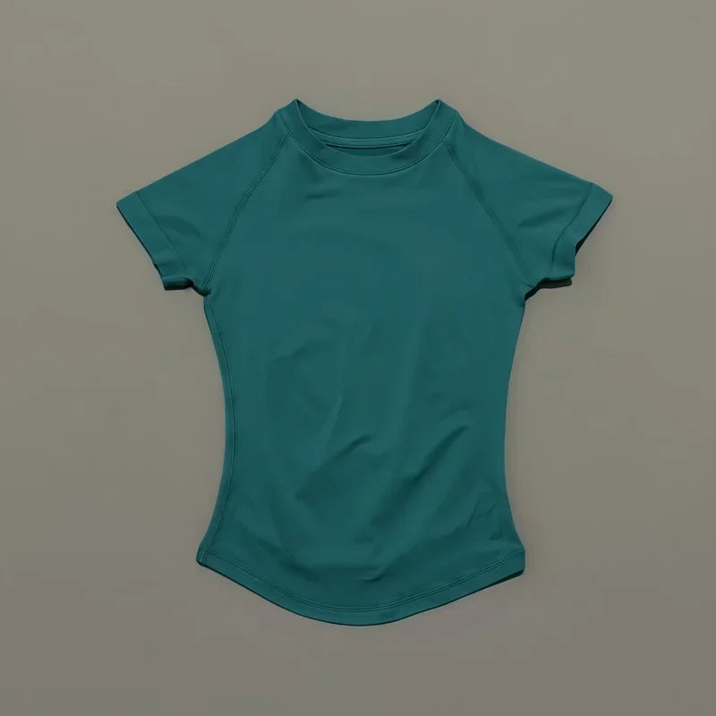 Women's Quick Dry Breathable Short Sleeve Sports T-Shirt