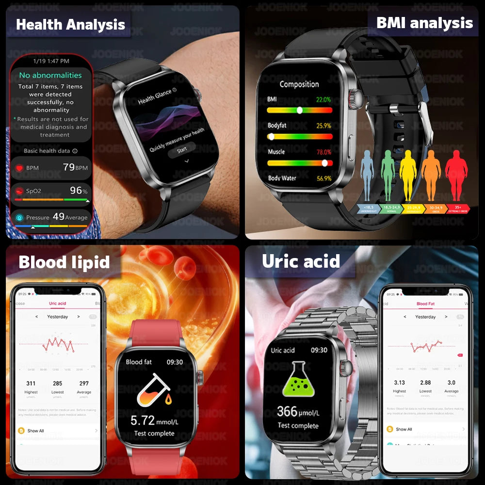 Smart Health Bluetooth Calling Sports Watch with AMOLED Display
