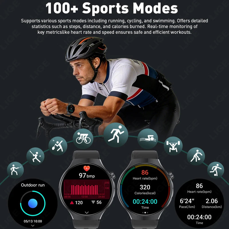 HD Smartwatch Bluetooth Calling Fitness Tracker Watch