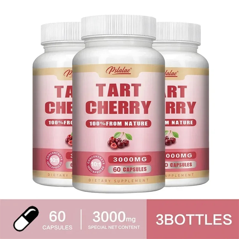 Tart Cherry Capsules 3000mg Joint Recovery Uric Support